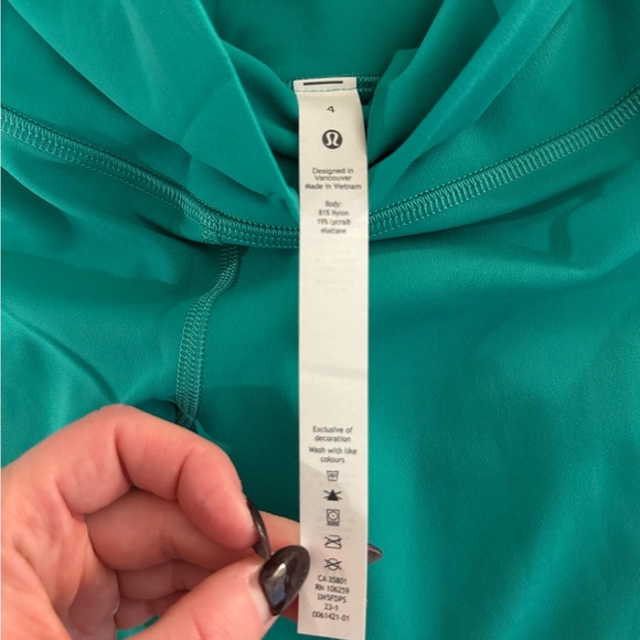 Lululemon Athletica Teal Flare Pant - Picture 4 of 5